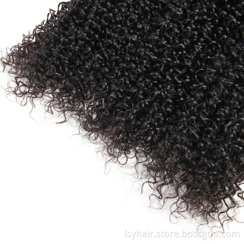 Malaysian Afro Kinky Curl Sew In Hair Weave Wholesale